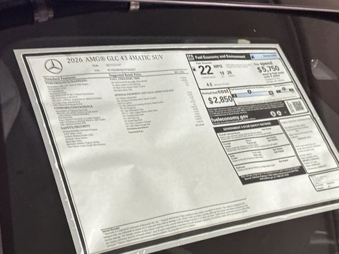 New 2026 Mercedes-Benz GLC 43 AMG 4MATIC image 30