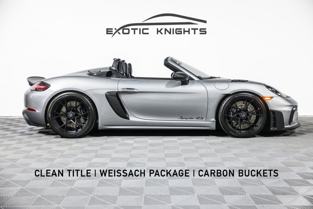 Used 2025 Porsche 718 Boxster Spyder RS w/ Weissach Package RWD image 1