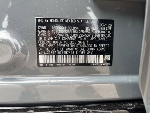 New 2026 Honda HR-V EX-L image 5