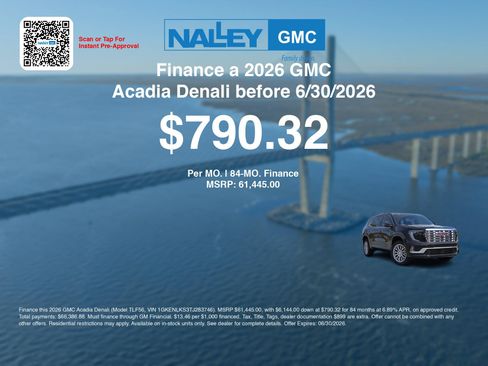 New 2026 GMC Acadia Denali w/ Super Cruise Package FWD image 7