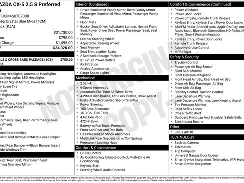 New 2025 MAZDA CX-5 AWD 2.5 S image 22