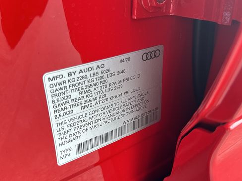 New 2026 Audi Q3 quattro 2.0T AWD/4WD image 34