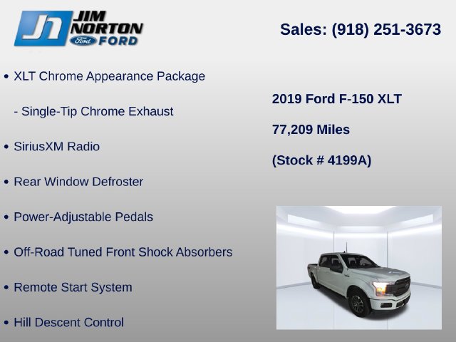 Used 2019 Ford F150 XLT w/ Equipment Group 302A Luxury AWD/4WD image 15