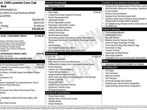 Used 2019 RAM 1500 Laramie AWD/4WD image 6