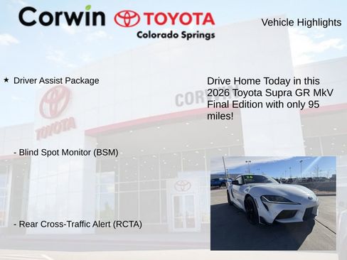 Used 2026 Toyota Supra image 7
