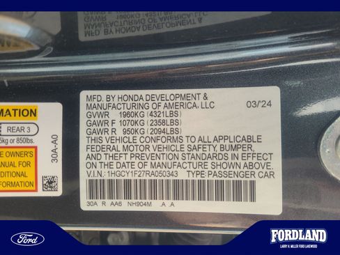 Used 2024 Honda Accord LX image 25