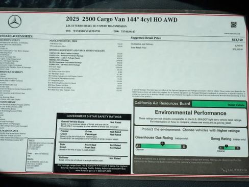 New 2025 Mercedes-Benz Sprinter 2500 image 32