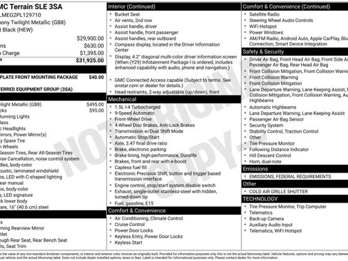 Used 2023 GMC Terrain SLE image 4