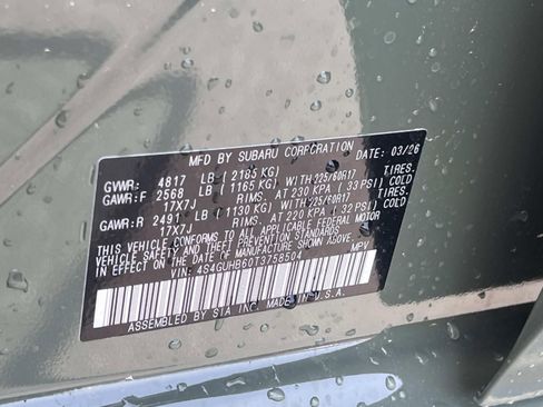 New 2026 Subaru Crosstrek 2.5i AWD/4WD image 46