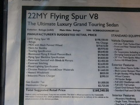 Used 2022 Bentley Flying Spur V8 image 44