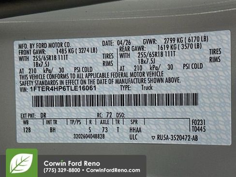 New 2026 Ford Ranger XLT AWD/4WD image 33