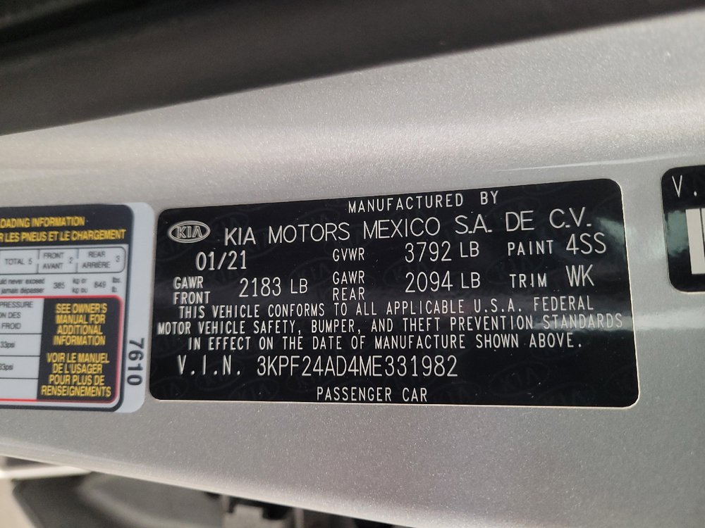 Used 2021 Kia Forte LXS FWD image 33