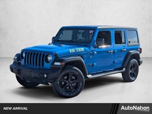 Used 2021 Jeep Wrangler Unlimited Sport image 1