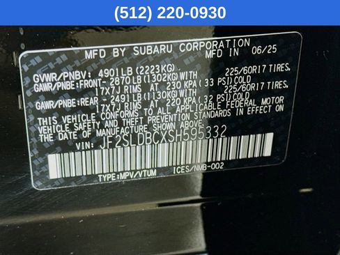 Certified 2025 Subaru Forester Premium w/ Convenience Package #1 AWD/4WD image 40