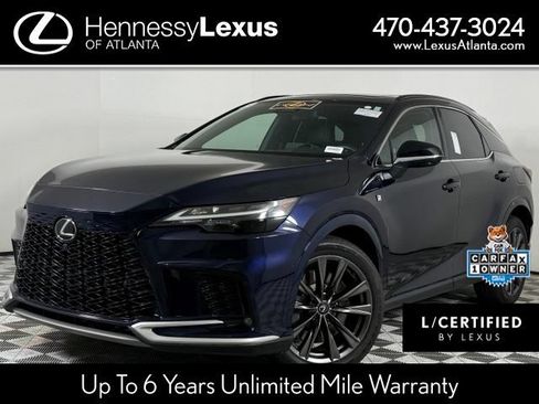 Certified 2023 Lexus RX 350 F Sport w/ Accessory Package (Z1) AWD/4WD image 1