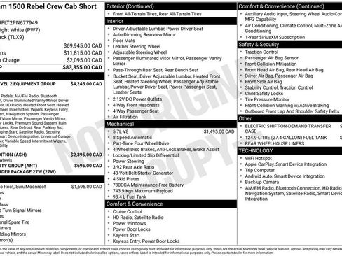 Used 2023 RAM 1500 Rebel w/ Rebel Level 2 Equipment Group AWD/4WD image 47