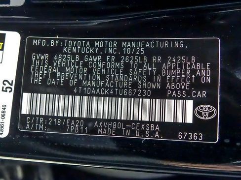 Used 2026 Toyota Camry SE FWD image 27