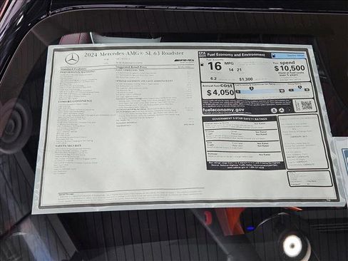 New 2024 Mercedes-Benz SL 63 AMG 4MATIC image 15