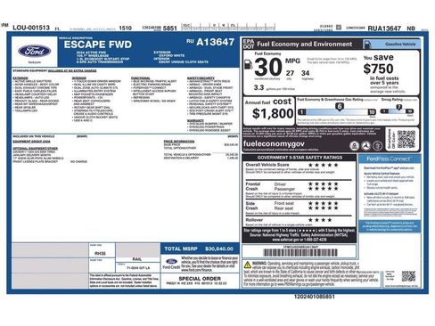 Used 2024 Ford Escape Active image 16