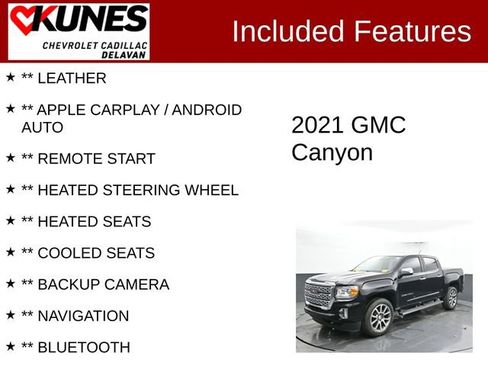 Used 2021 GMC Canyon Denali AWD/4WD image 3