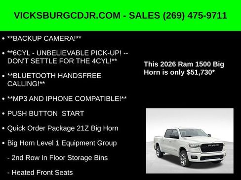 New 2026 RAM 1500 Big Horn image 5