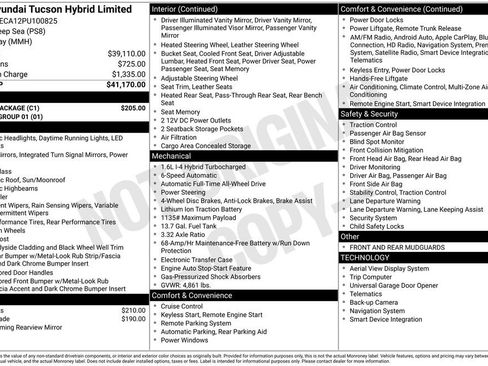 Used 2023 Hyundai Tucson Limited w/ Cargo Package image 7