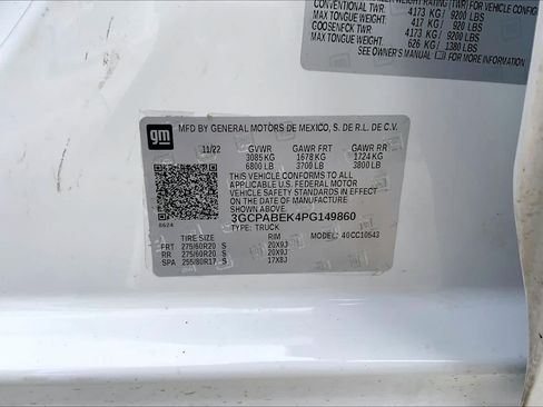 Used 2023 Chevrolet Silverado 1500 Custom RWD image 36