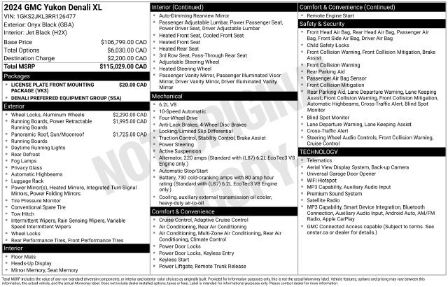 Used 2024 GMC Yukon XL Denali AWD/4WD image 44