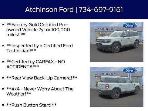 Certified 2022 Ford Bronco Sport Big Bend w/ Convenience Package image 4