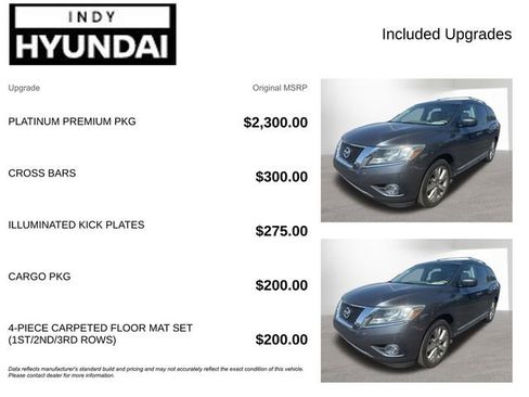 Used 2013 Nissan Pathfinder Platinum w/ Platinum Premium Pkg AWD/4WD image 4