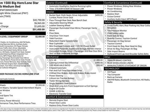 Used 2019 RAM 1500 Big Horn image 38