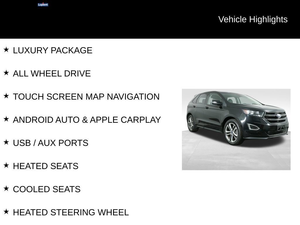 Used 2018 Ford Edge Sport w/ Equipment Group 401A AWD/4WD image 7