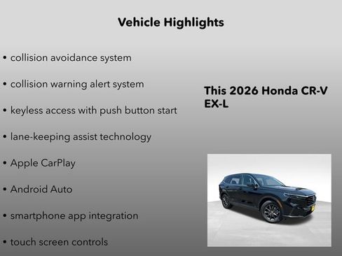 New 2026 Honda CR-V EX-L image 10