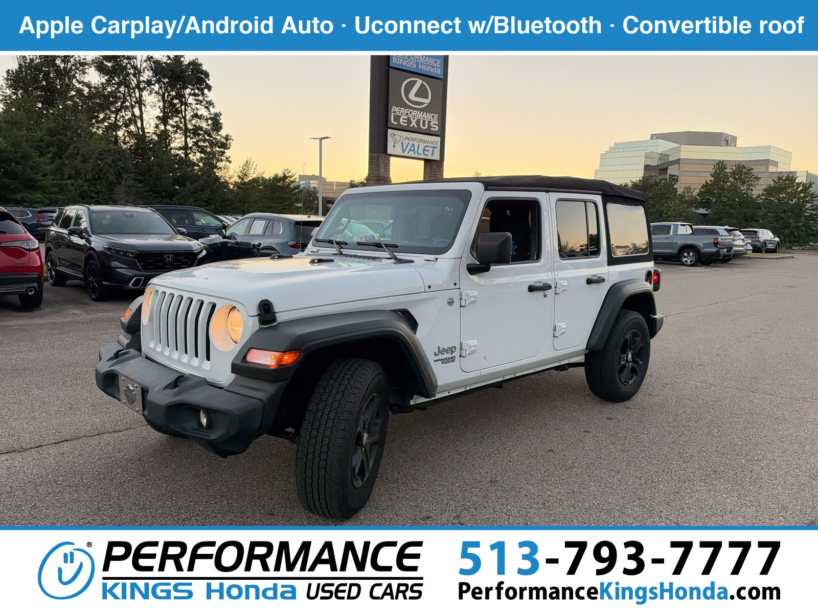 Used 2021 Jeep Wrangler Unlimited Sport AWD/4WD image 1