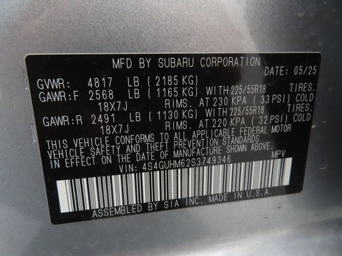 Certified 2025 Subaru Crosstrek 2.5i Limited w/ Crosstrek Mirror Package image 29