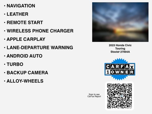 Certified 2023 Honda Civic Touring image 7