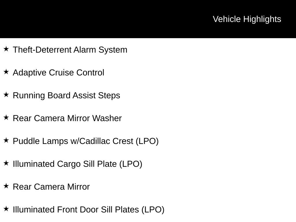 Used 2023 Cadillac Escalade Premium Luxury w/ LPO, Illumination Package AWD/4WD image 6