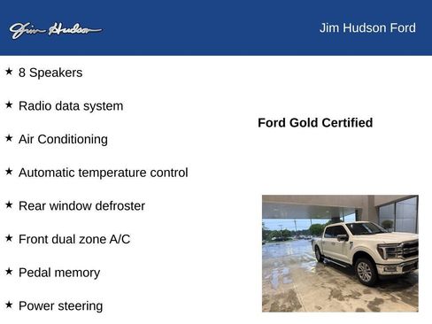 Certified 2024 Ford F150 Lariat w/ Bed Utility Package AWD/4WD image 5