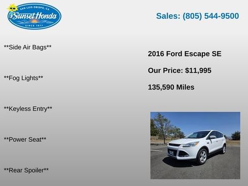 Used 2016 Ford Escape SE FWD image 10