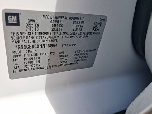Used 2017 Chevrolet Tahoe LT RWD image 22