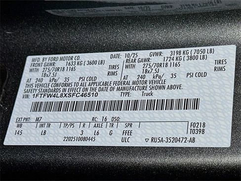 New 2025 Ford F150 Tremor w/ Bed Utility Package image 17