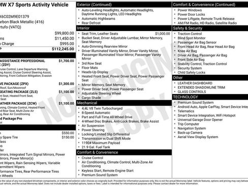 Used 2021 BMW X7 M50i image 19