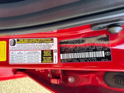 Certified 2022 Toyota Camry XSE image 25