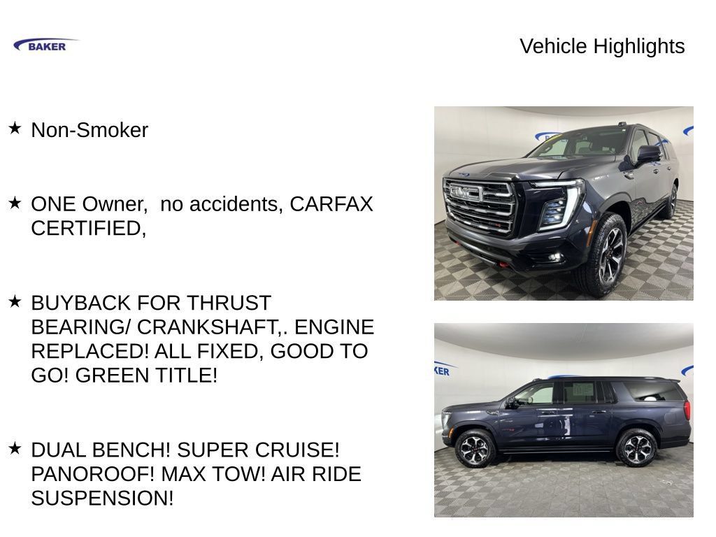 Used 2025 GMC Yukon XL AT4 AWD/4WD image 4