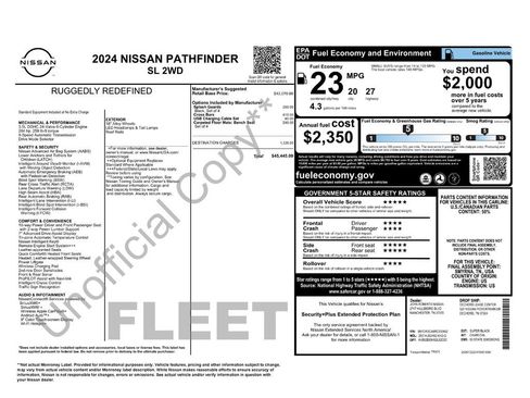 Used 2024 Nissan Pathfinder SL FWD image 44