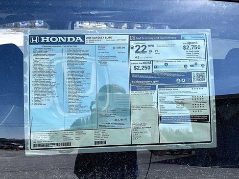 New 2026 Honda Odyssey Elite image 14