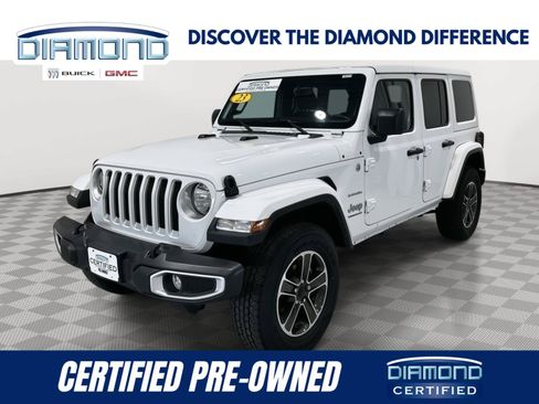 Used 2023 Jeep Wrangler Unlimited Sahara w/ Cold Weather Group AWD/4WD image 1
