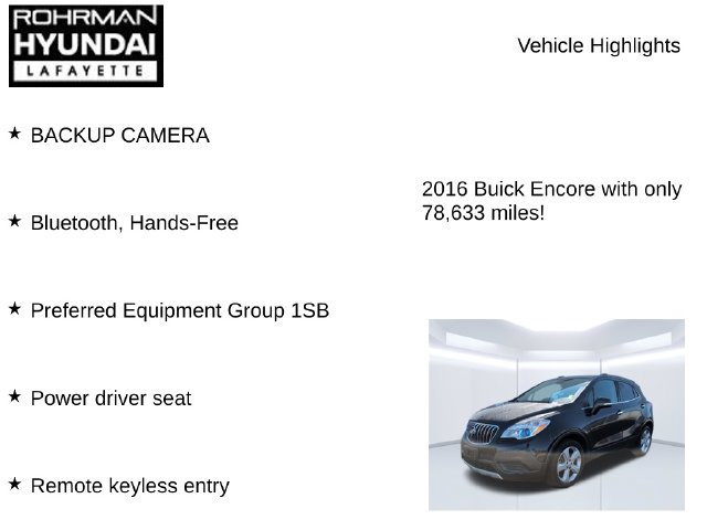 Used 2016 Buick Encore FWD image 7