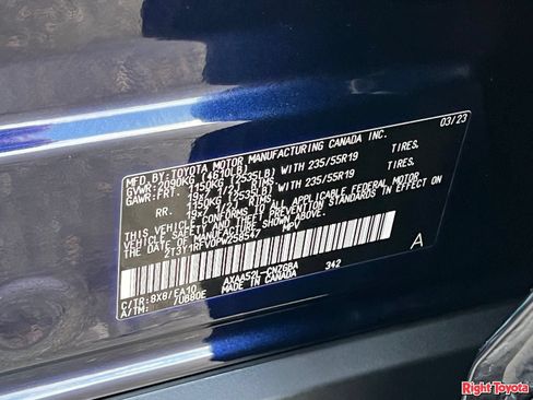 Certified 2023 Toyota RAV4 Limited FWD image 34
