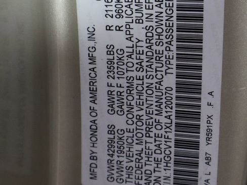 Used 2020 Honda Accord LX image 21